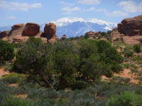 Snowy La Sal Mountains